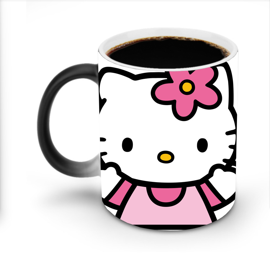 （画像用） Hello Kitty ハローキティ 温度変色マグカップ