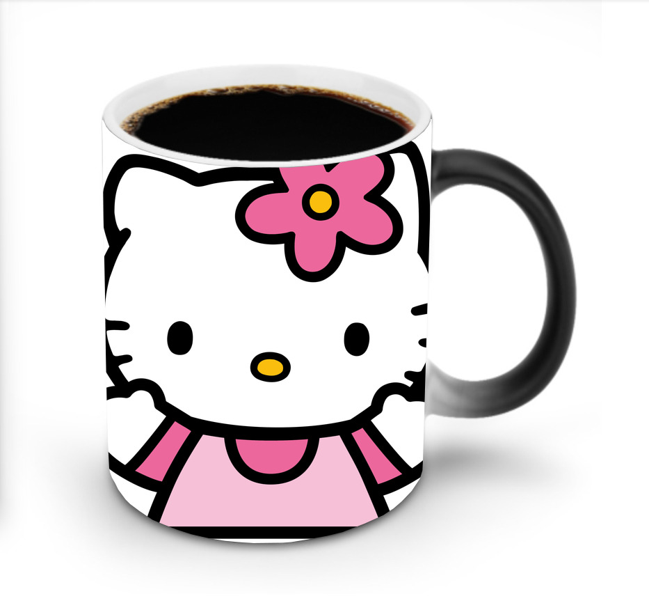 （画像用） Hello Kitty ハローキティ 温度変色マグカップ