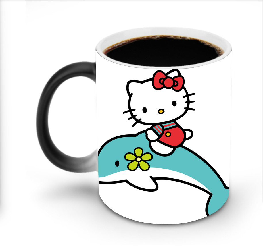 （画像用） Hello Kitty ハローキティ 温度変色マグカップ