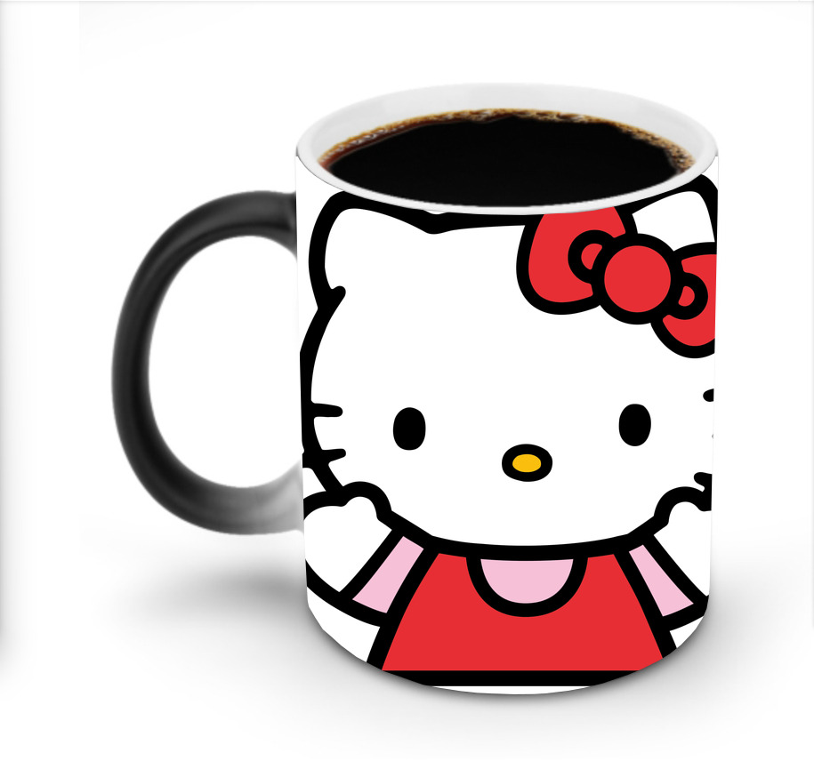 （画像用） Hello Kitty ハローキティ 温度変色マグカップ