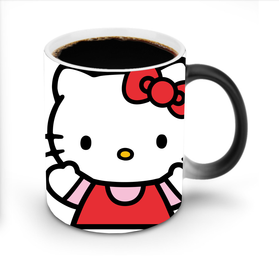（画像用） Hello Kitty ハローキティ 温度変色マグカップ