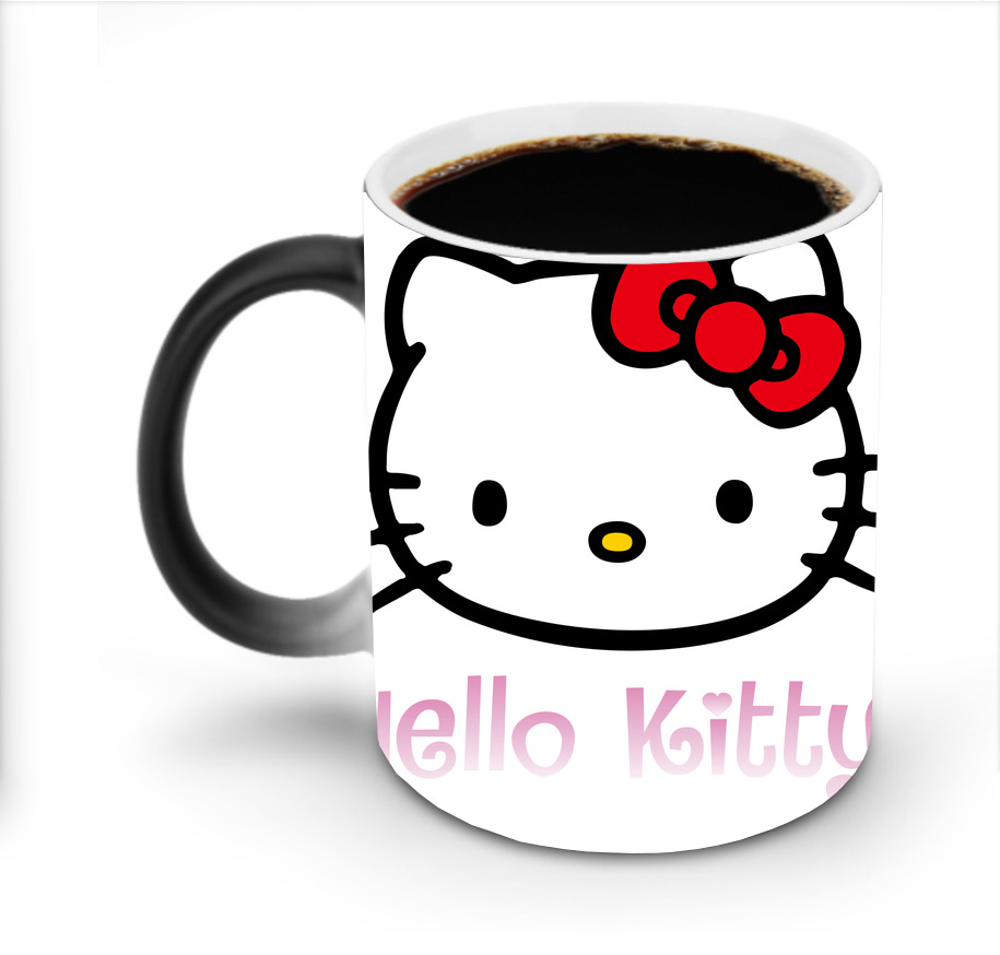 （画像用） Hello Kitty ハローキティ 温度変色マグカップ