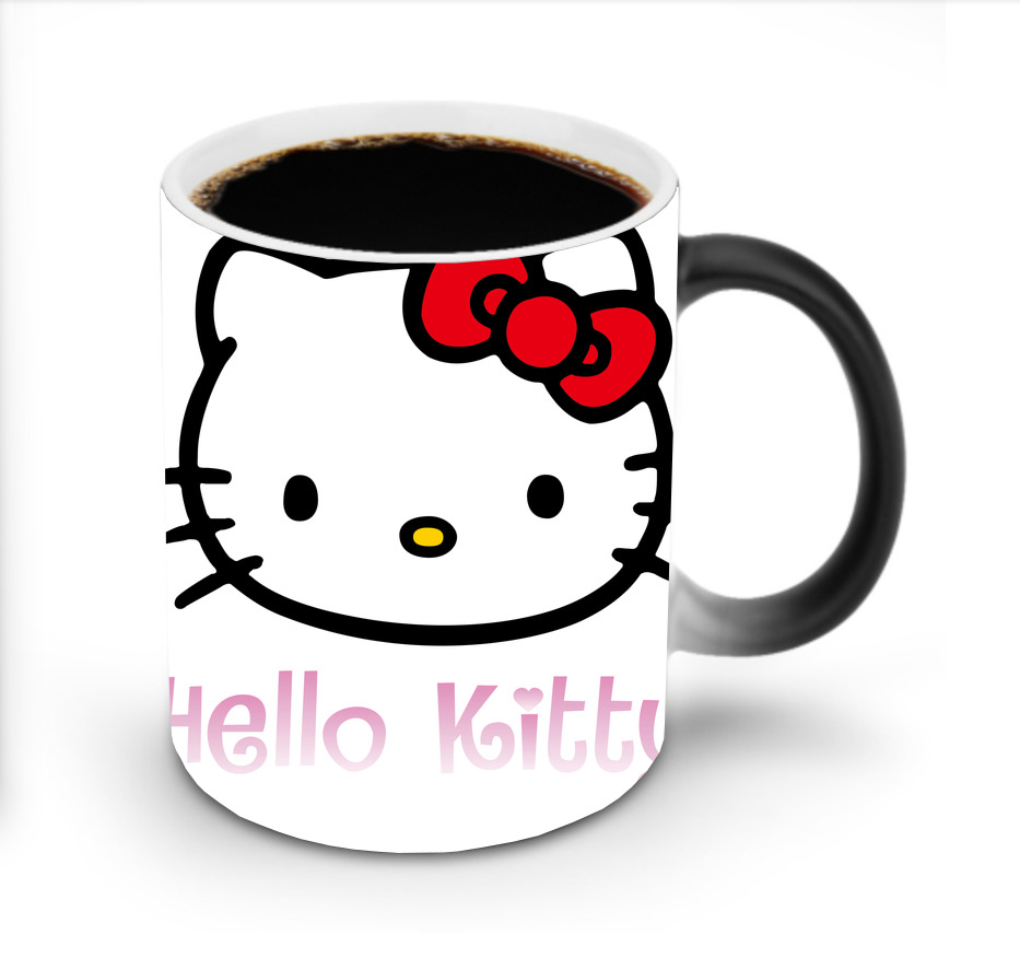 （画像用） Hello Kitty ハローキティ 温度変色マグカップ