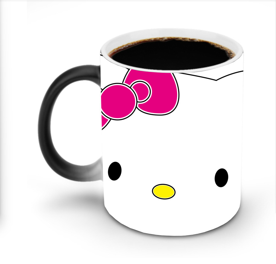 （画像用） Hello Kitty ハローキティ 温度変色マグカップ