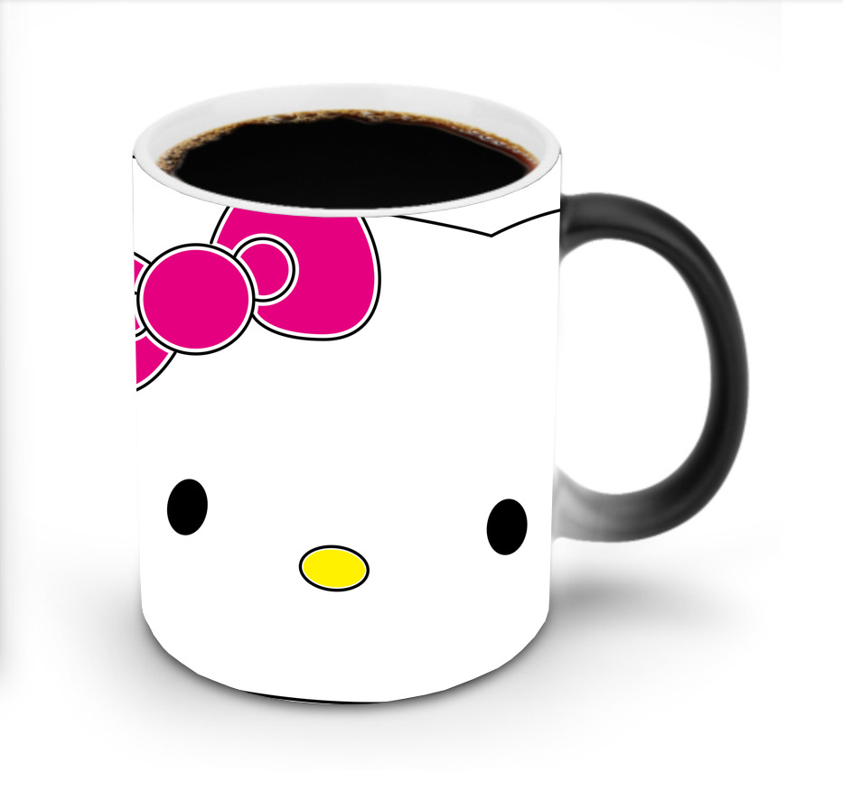 （画像用） Hello Kitty ハローキティ 温度変色マグカップ