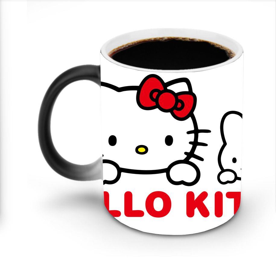 （画像用） Hello Kitty ハローキティ 温度変色マグカップ