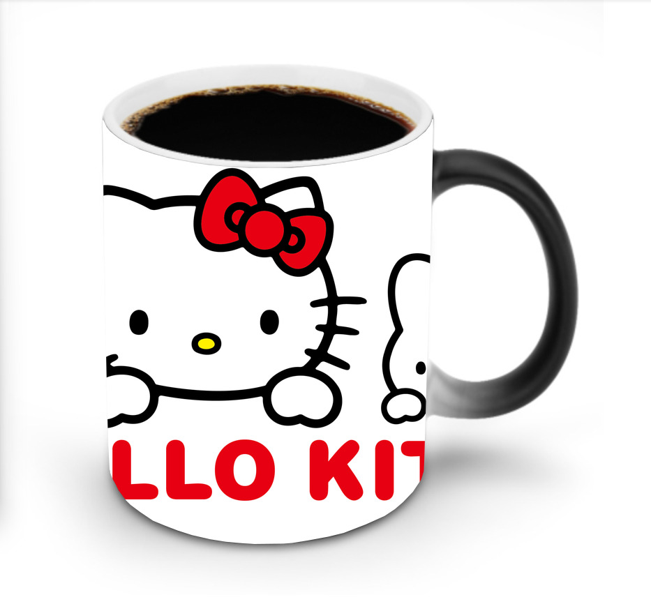 （画像用） Hello Kitty ハローキティ 温度変色マグカップ