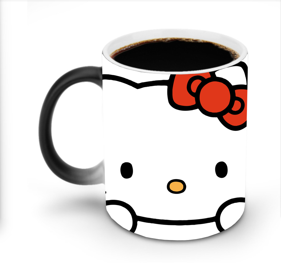 （画像用） Hello Kitty ハローキティ 温度変色マグカップ