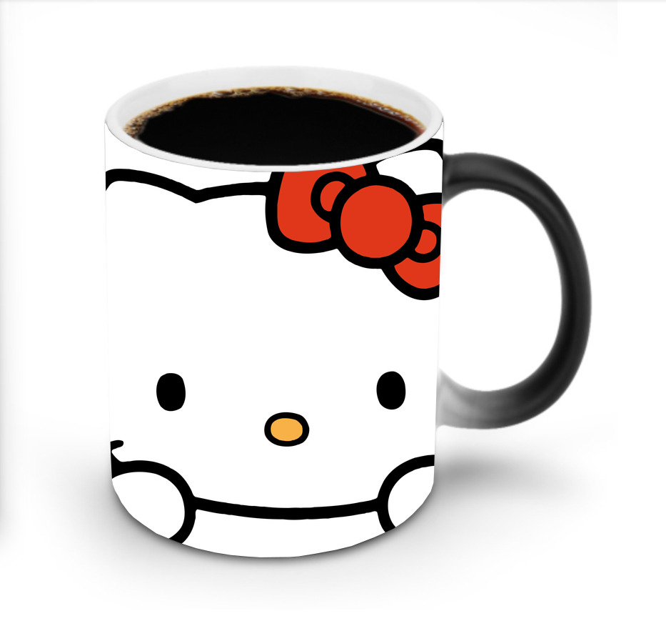 （画像用） Hello Kitty ハローキティ 温度変色マグカップ