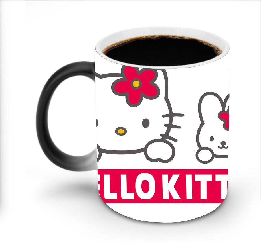 （画像用） Hello Kitty ハローキティ 温度変色マグカップ