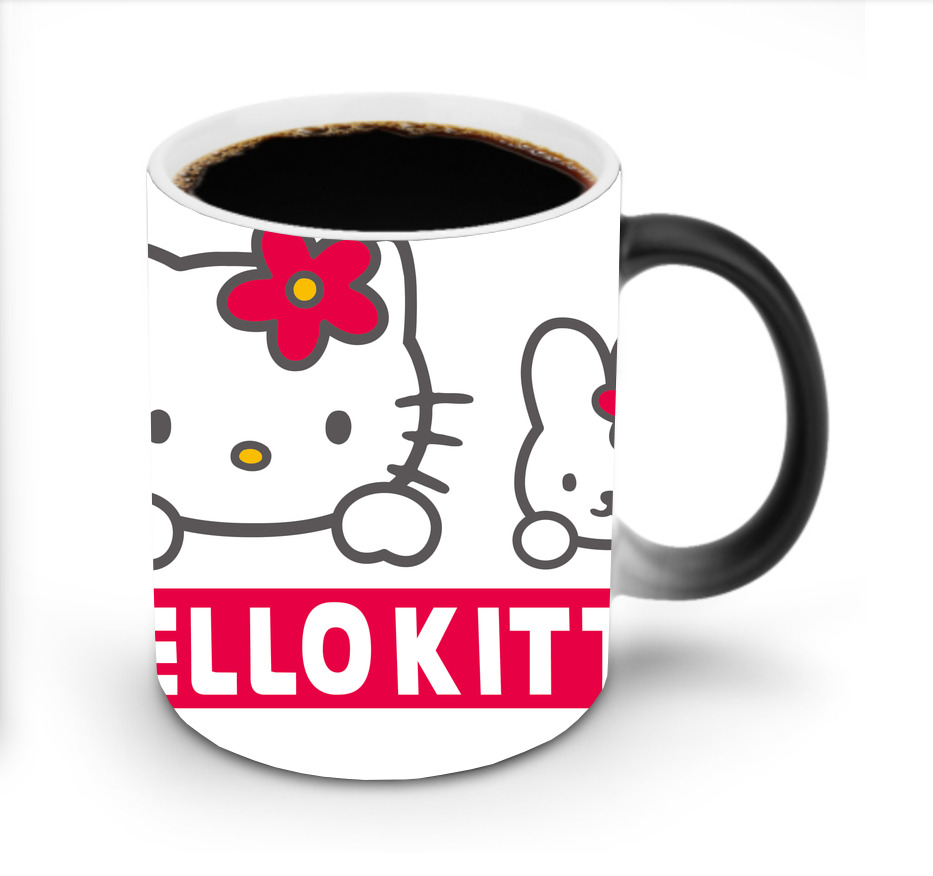 （画像用） Hello Kitty ハローキティ 温度変色マグカップ