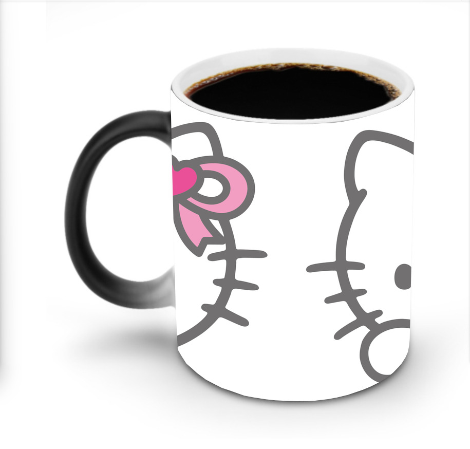 （画像用） Hello Kitty ハローキティ 温度変色マグカップ