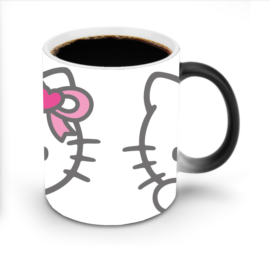 （画像用） Hello Kitty ハローキティ 温度変色マグカップ