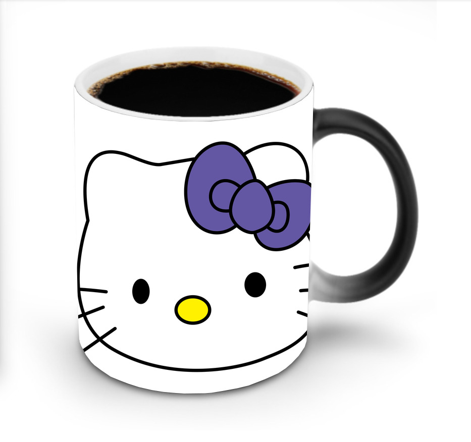 （画像用） Hello Kitty ハローキティ 温度変色マグカップ