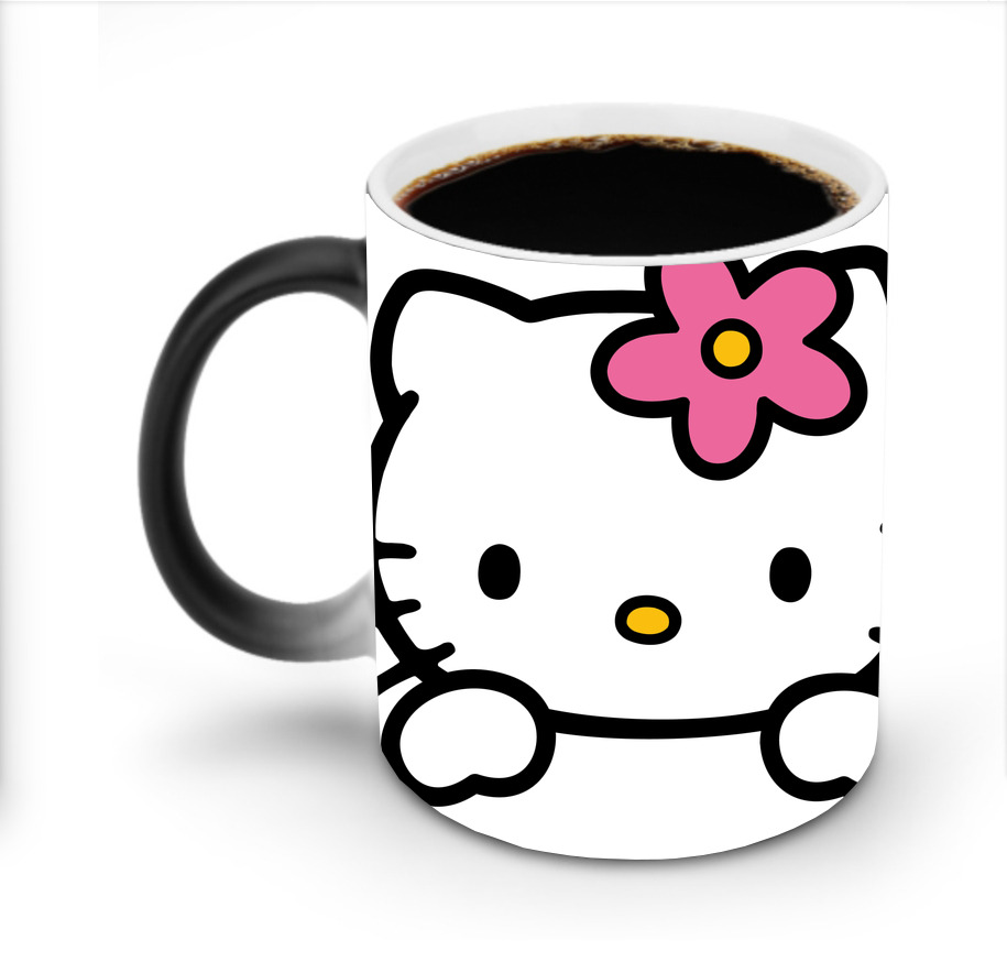 （画像用） Hello Kitty ハローキティ 温度変色マグカップ