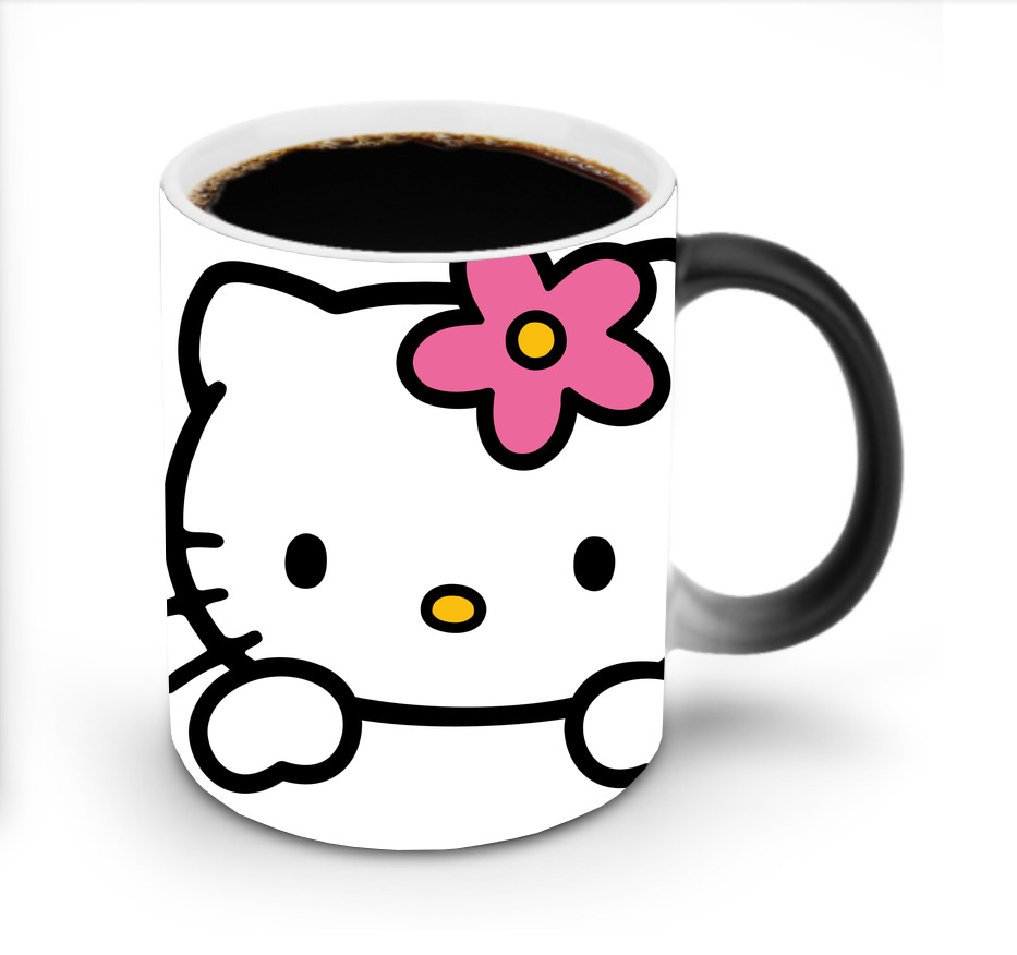 （画像用） Hello Kitty ハローキティ 温度変色マグカップ