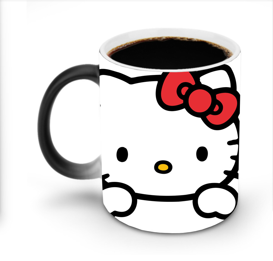 （画像用） Hello Kitty ハローキティ 温度変色マグカップ