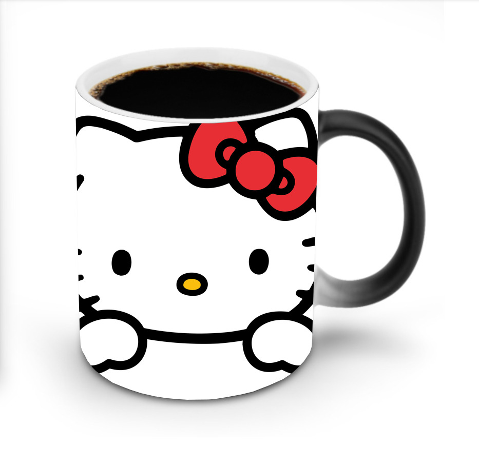 （画像用） Hello Kitty ハローキティ 温度変色マグカップ