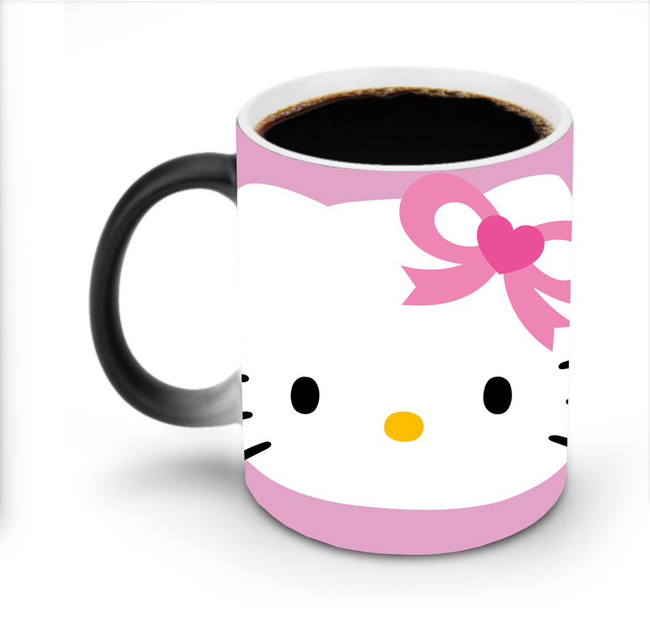 （画像用） Hello Kitty ハローキティ 温度変色マグカップ