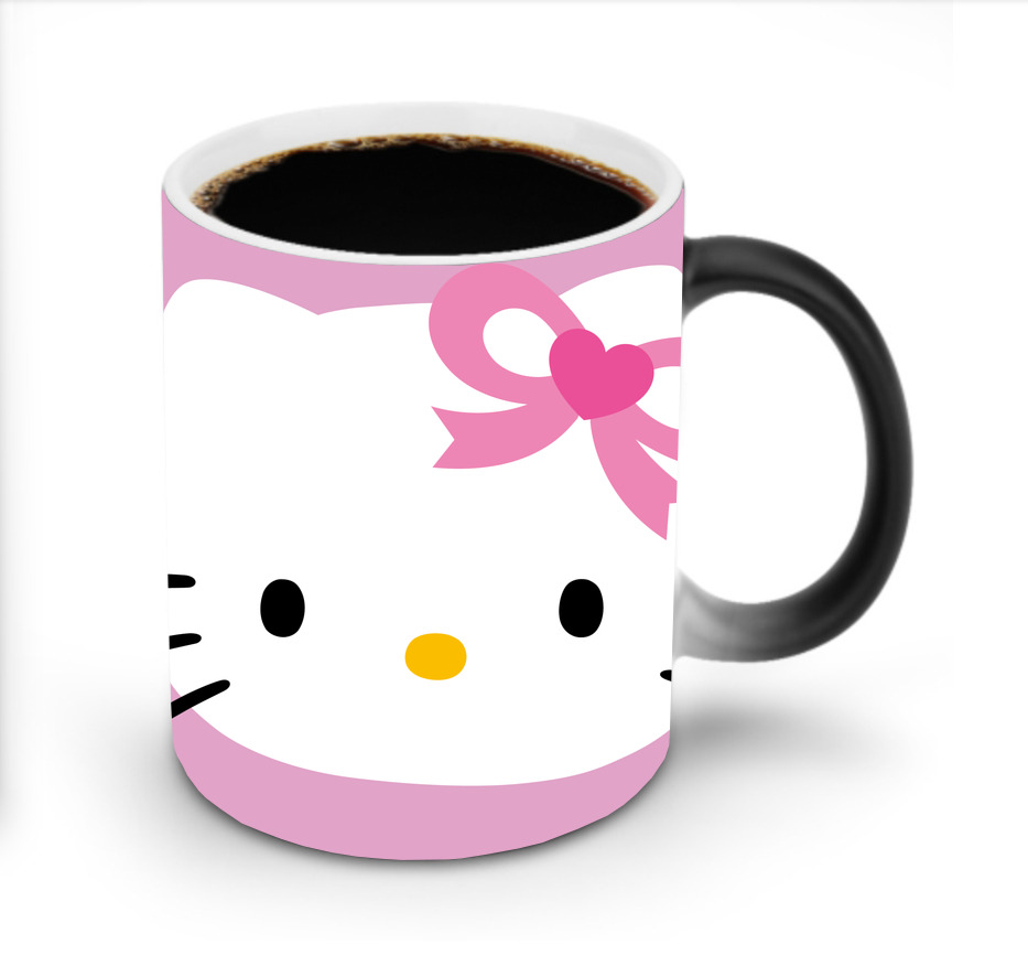 （画像用） Hello Kitty ハローキティ 温度変色マグカップ