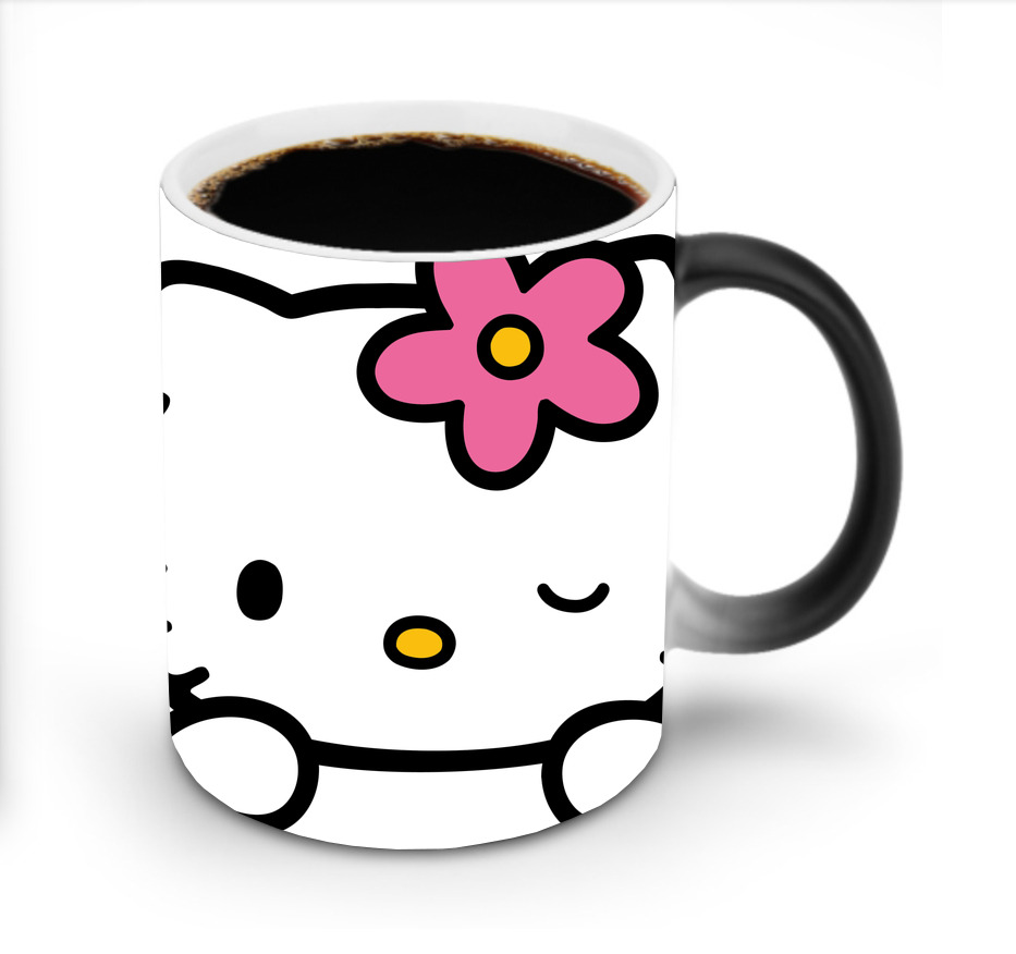 （画像用） Hello Kitty ハローキティ 温度変色マグカップ