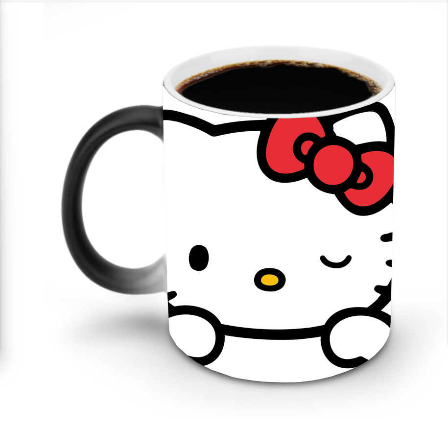 （画像用） Hello Kitty ハローキティ 温度変色マグカップ