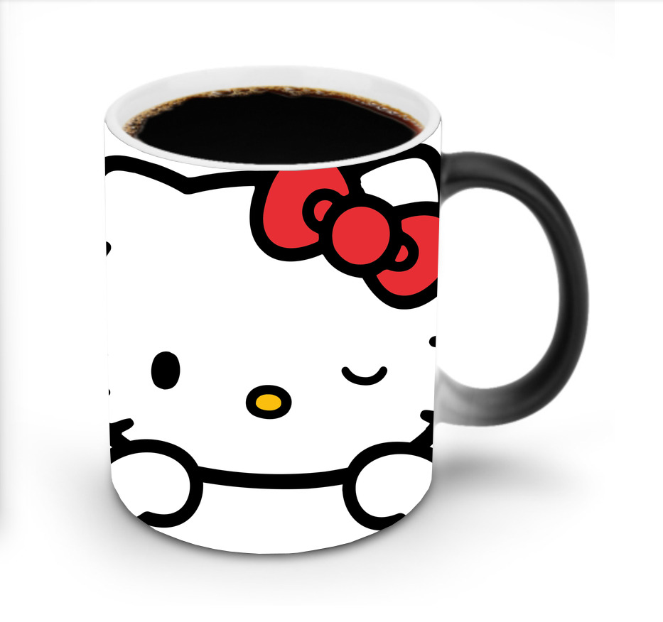 （画像用） Hello Kitty ハローキティ 温度変色マグカップ