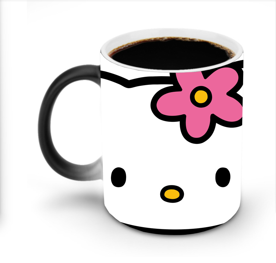 （画像用） Hello Kitty ハローキティ 温度変色マグカップ