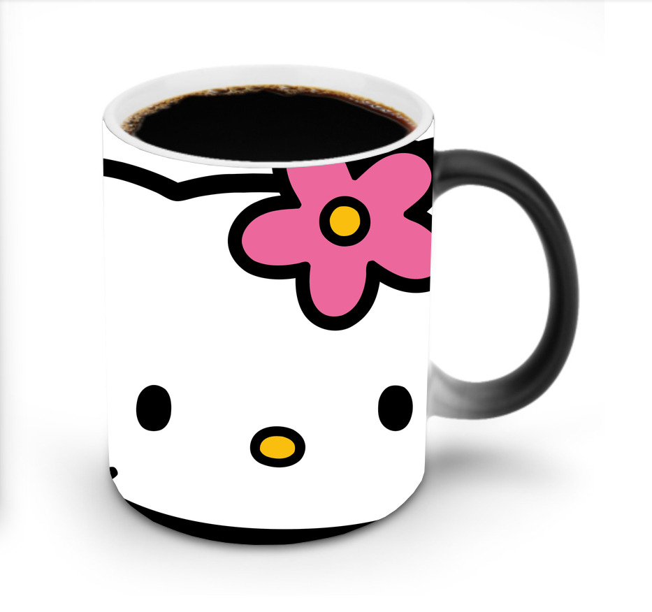 （画像用） Hello Kitty ハローキティ 温度変色マグカップ