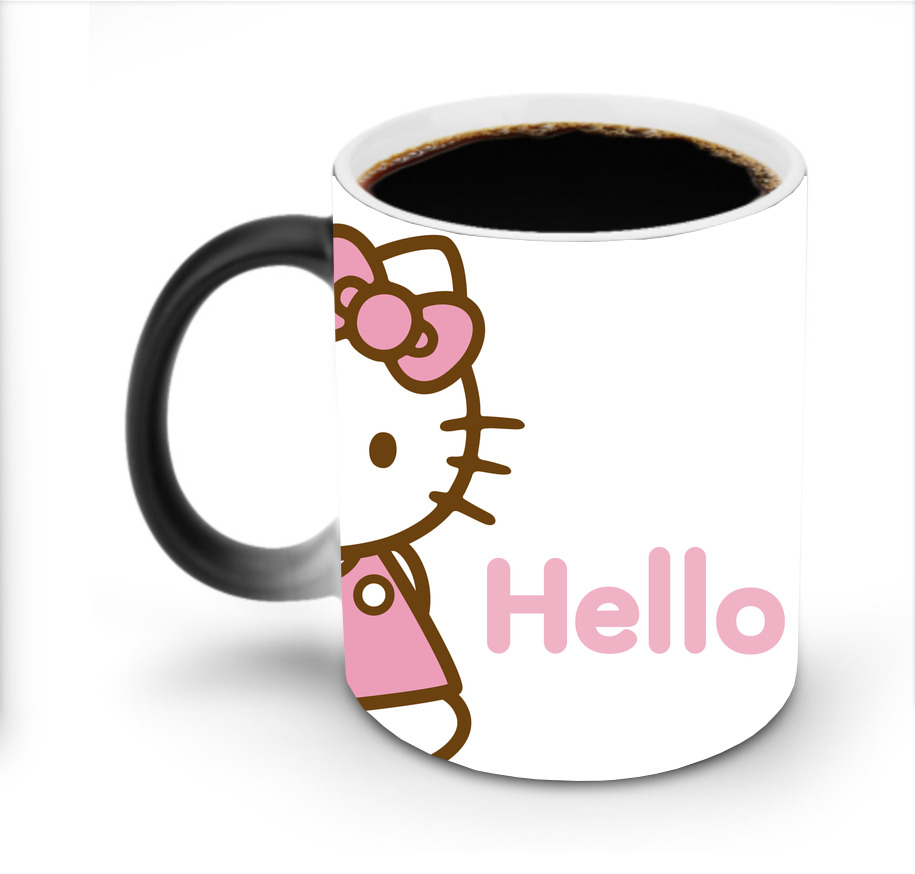 （画像用） Hello Kitty ハローキティ 温度変色マグカップ