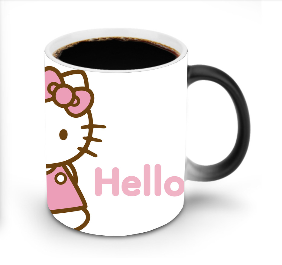 （画像用） Hello Kitty ハローキティ 温度変色マグカップ