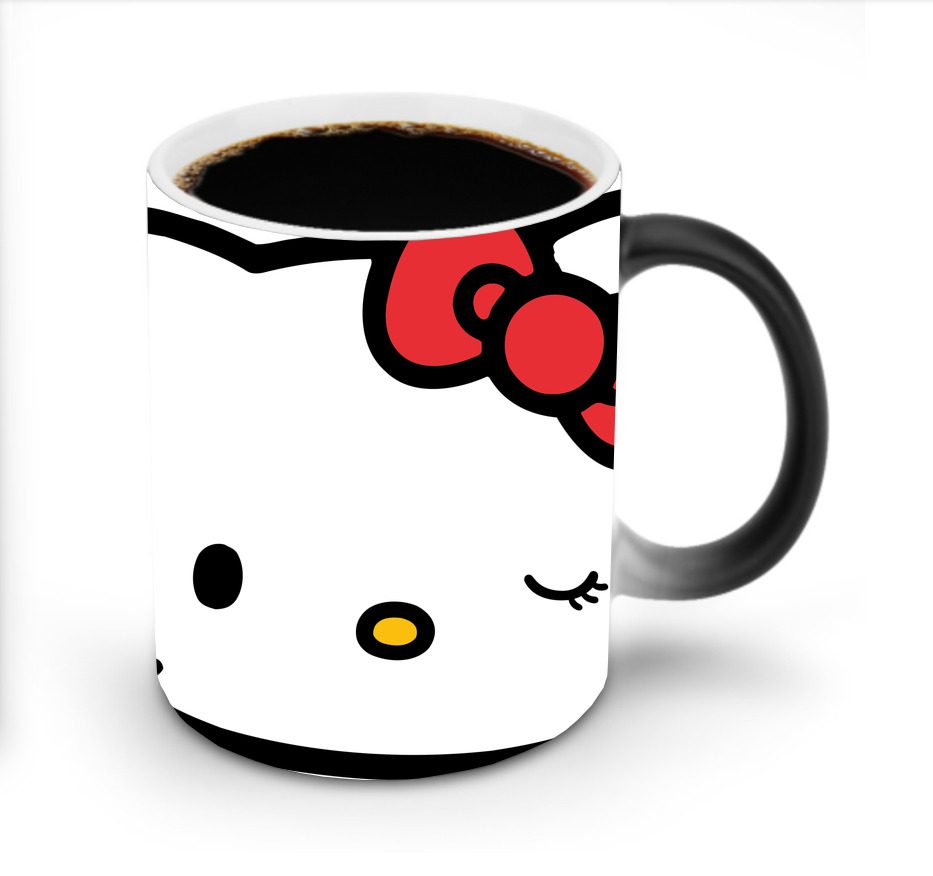 （画像用） Hello Kitty ハローキティ 温度変色マグカップ