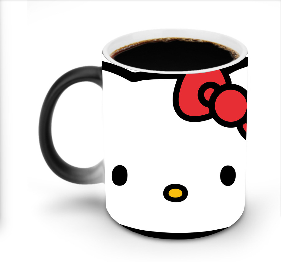 （画像用） Hello Kitty ハローキティ 温度変色マグカップ