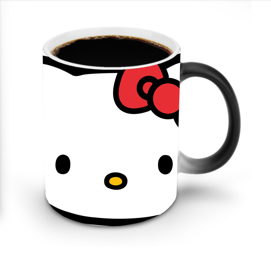 （画像用） Hello Kitty ハローキティ 温度変色マグカップ