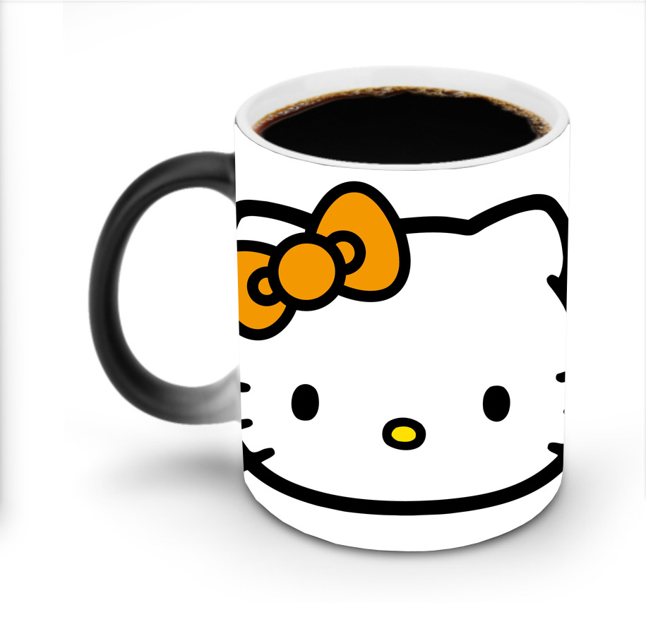 （画像用） Hello Kitty ハローキティ 温度変色マグカップ
