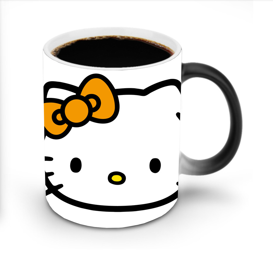 （画像用） Hello Kitty ハローキティ 温度変色マグカップ