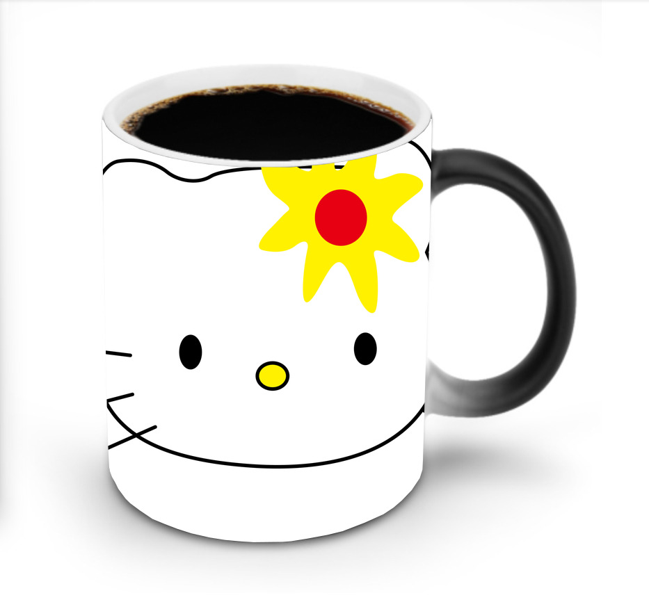 （画像用） Hello Kitty ハローキティ 温度変色マグカップ