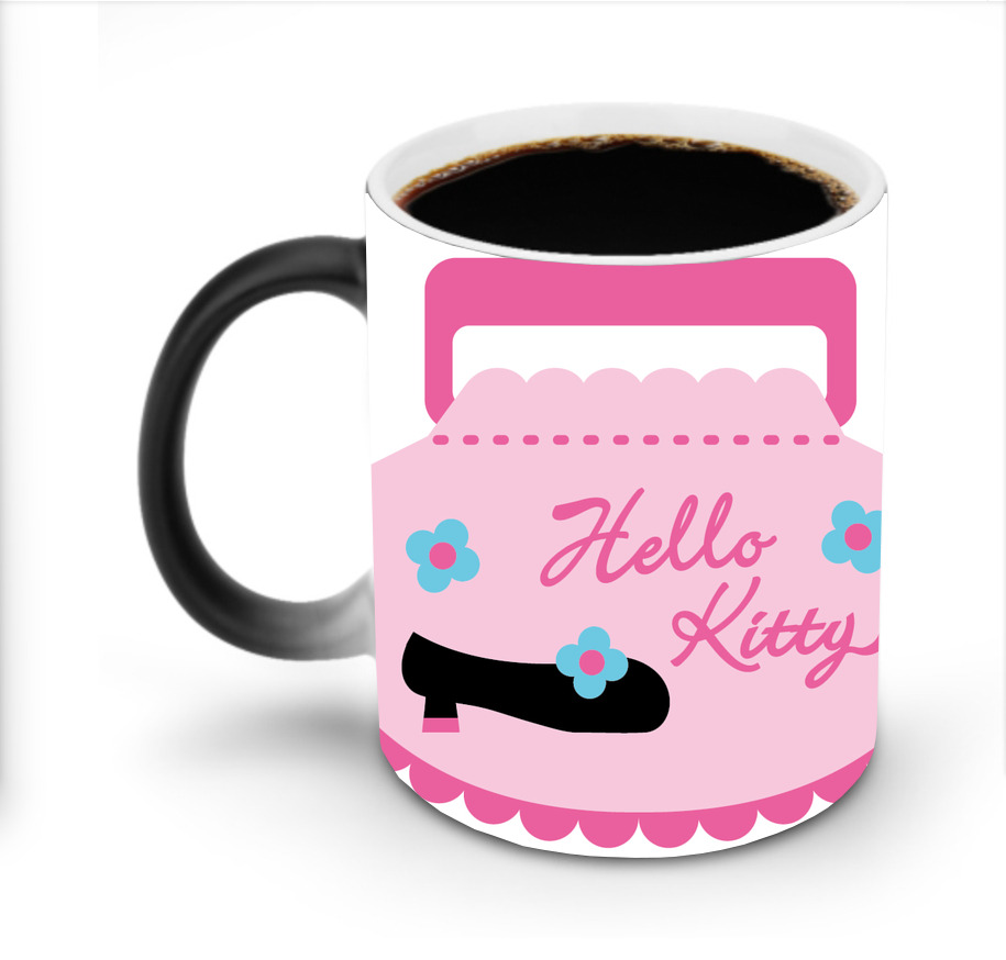 （画像用） Hello Kitty ハローキティ 温度変色マグカップ