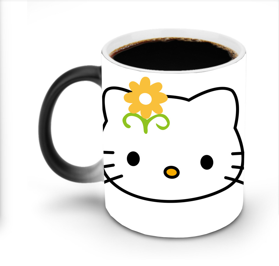 （画像用） Hello Kitty ハローキティ 温度変色マグカップ