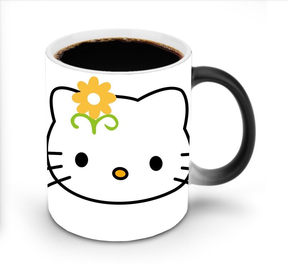 （画像用） Hello Kitty ハローキティ 温度変色マグカップ
