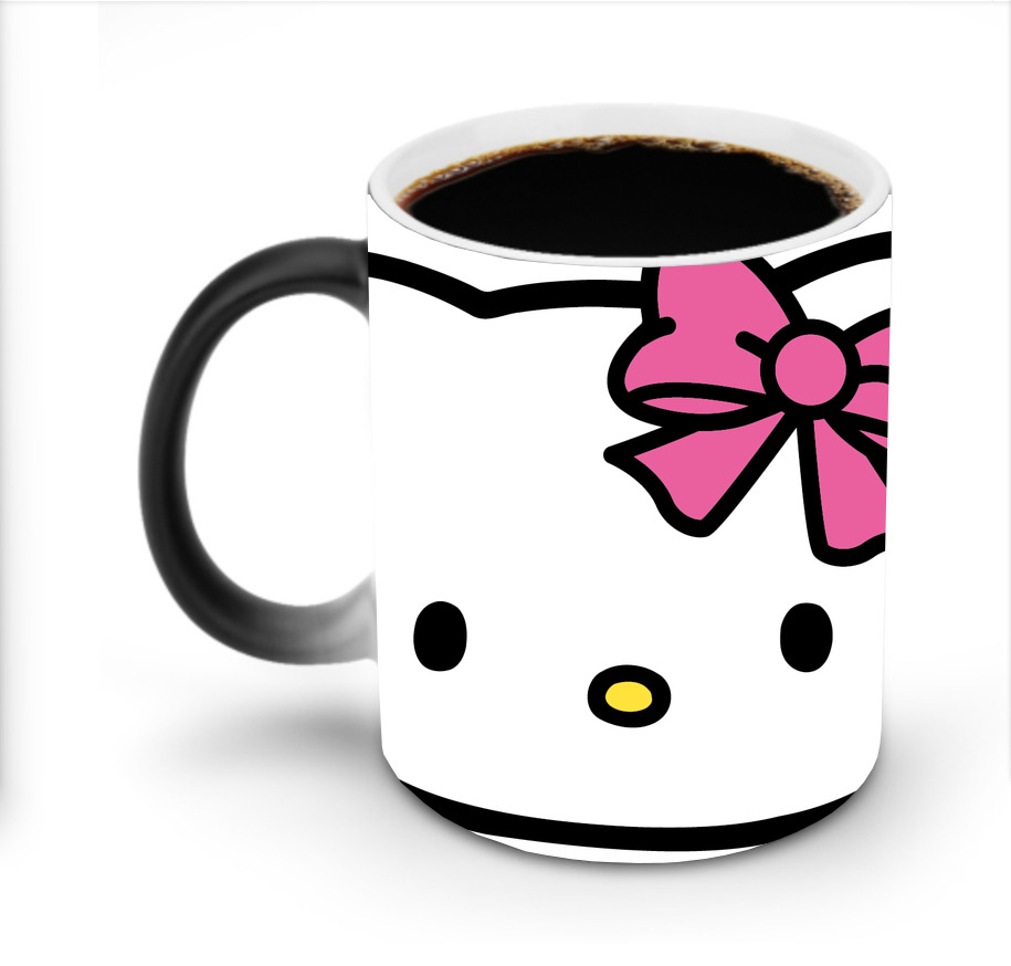 （画像用） Hello Kitty ハローキティ 温度変色マグカップ