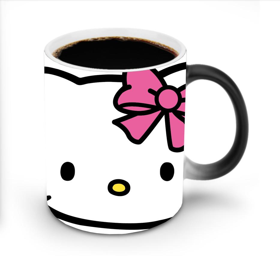 （画像用） Hello Kitty ハローキティ 温度変色マグカップ