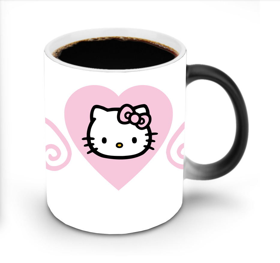 （画像用） Hello Kitty ハローキティ 温度変色マグカップ