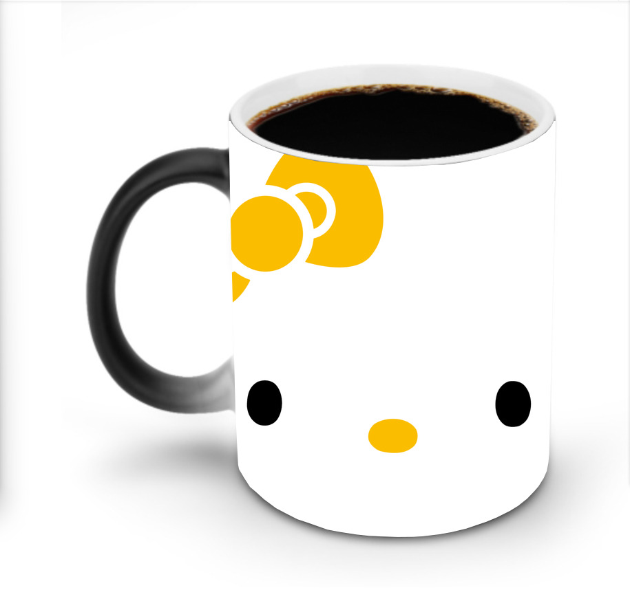（画像用） Hello Kitty ハローキティ 温度変色マグカップ
