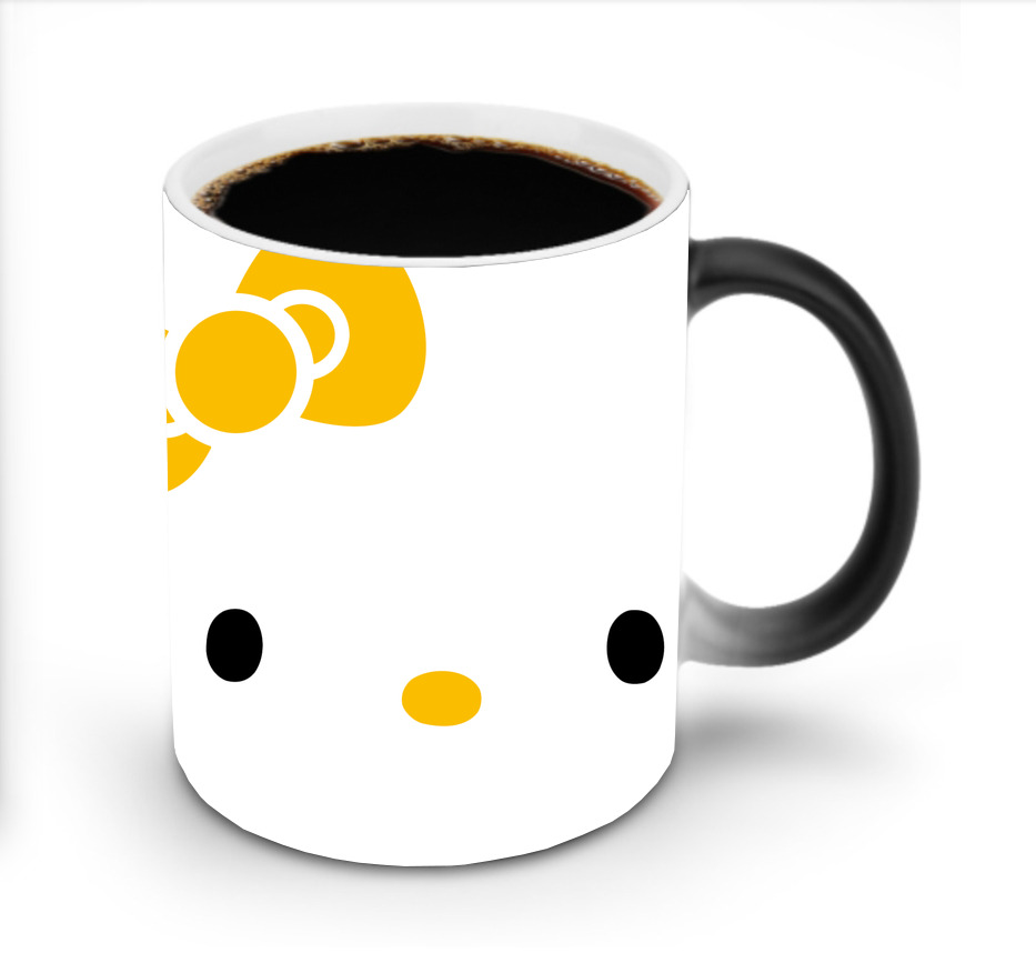 （画像用） Hello Kitty ハローキティ 温度変色マグカップ