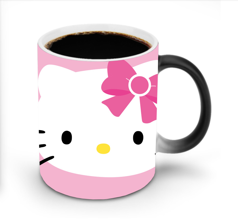 （画像用） Hello Kitty ハローキティ 温度変色マグカップ