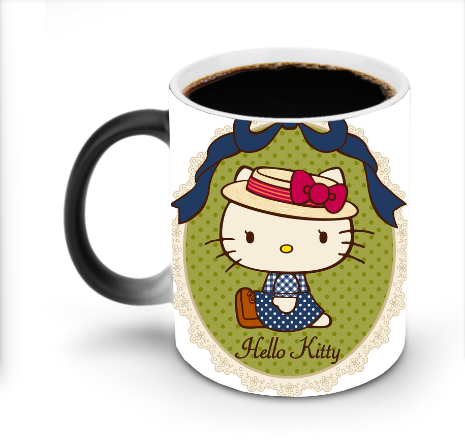 （画像用） Hello Kitty ハローキティ 温度変色マグカップ
