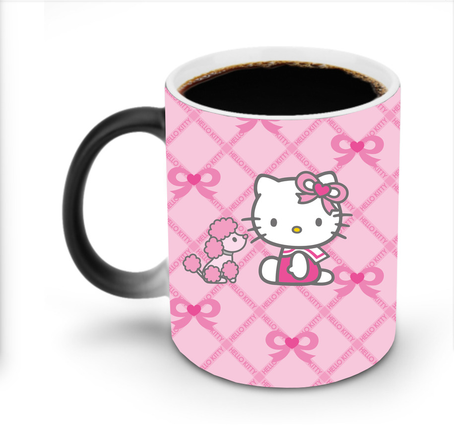 （画像用） Hello Kitty ハローキティ 温度変色マグカップ