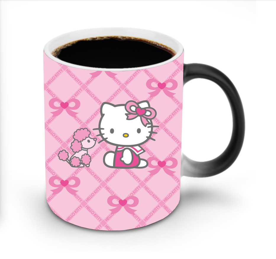 （画像用） Hello Kitty ハローキティ 温度変色マグカップ