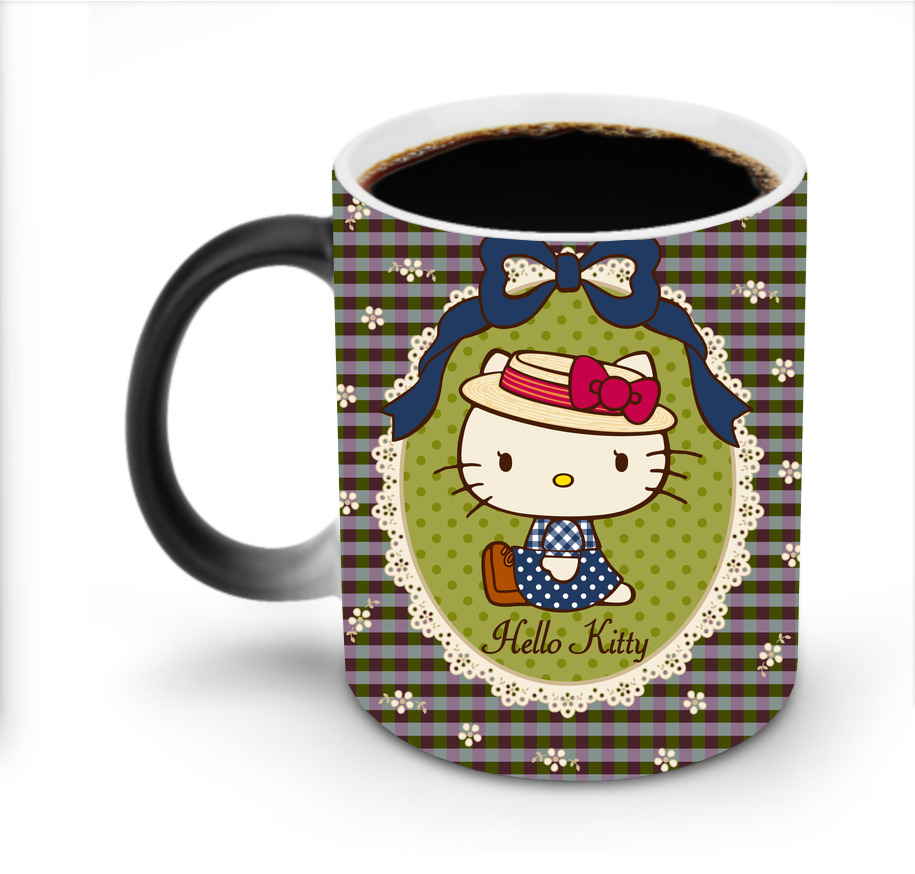 （画像用） Hello Kitty ハローキティ 温度変色マグカップ